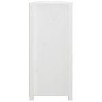 vidaXL Armoire latérale Blanc 100x40x90 cm Bois de pin massif