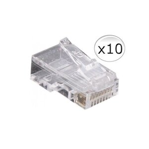CONNECTEUR 8-8 RJ45 CAT 6 BLINDÉ SACHET
