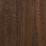 vidaXL Table d'appoint Chêne marron 40x42x50 cm Bois d'ingénierie