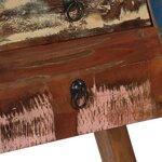 vidaXL Table console 110x30x75 cm Bois solide de récupération