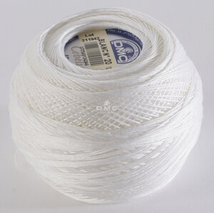 Fil à crocheter Cébélia Gross. 20 - Col. Blanc
