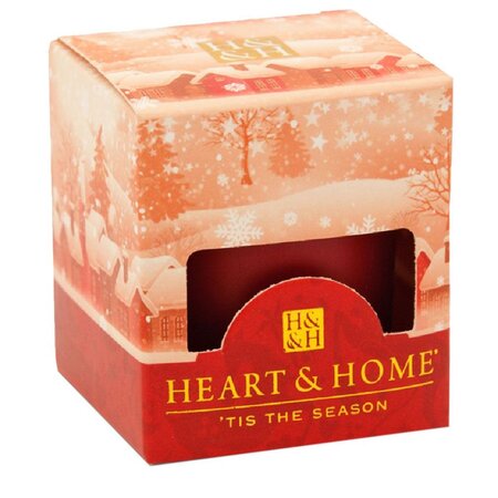 Petite bougie heart and home nuit de noël