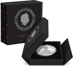 Monnaie en argent 2 dollars g 31.1 (1 oz) millésime 2022 queen elizabeth ii