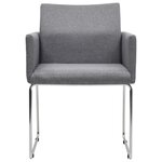 vidaXL Chaises à manger lot de 6 gris clair tissu