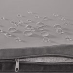 Tectake Salon de jardin BILBAO 8 places avec housse de protection - gris
