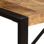 vidaXL Table de salle à manger 200x100x75 cm Bois de manguier solide