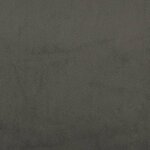 vidaXL Sommier à ressorts de lit Gris foncé 160x200 cm Velours