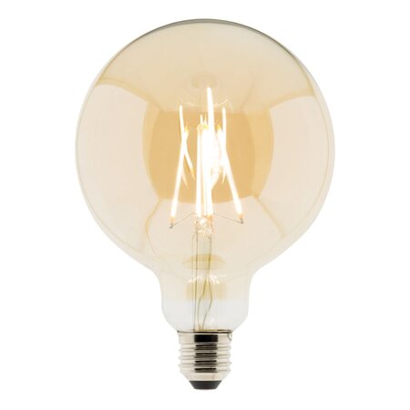 Ampoule Déco filament LED ambrée 7W E27 720lm 2500K - Globe