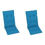 vidaXL Chaise à bascule avec coussin Bambou