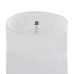vidaXL Lampadaire avec support 121 cm Blanc E27