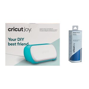 Machine de découpe Cricut Joy + vinyle permanent bleu 121 9 x 13 9 cm