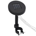 vidaXL Tonnelle avec guirlande lumineuse à LED 3x3 m Anthracite