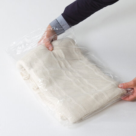 Lot de 100 sachets plastiques sans fermeture 400x600mm épaisseur fine 25µ