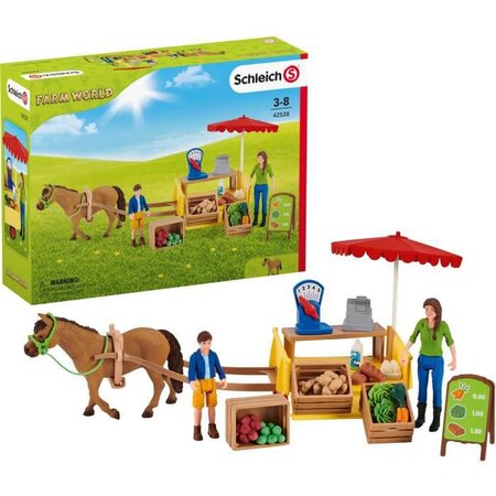 Schleich - étal mobile de la ferme