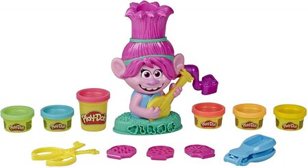 Play doh les trolls 2 poppy cheveux arc en ciel