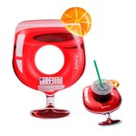Bouée gonflable xxl et porte boisson gonflable pour piscine & plage - pack evasion cocktail passion