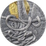 GREEN MAMBA Wildlife in the Moonlight 2 onces argent monnaie 5 Dollars Niue 2022