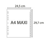 Intercalaires Imprimés Mensuels Pp Recyclé Gris Janvier-décembre 12 Positions - A4 Maxi - Gris - X 10 - Exacompta