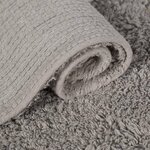 Tapis coton motif pois 3 couleurs - Gris-Bleu - 120 x 160 cm