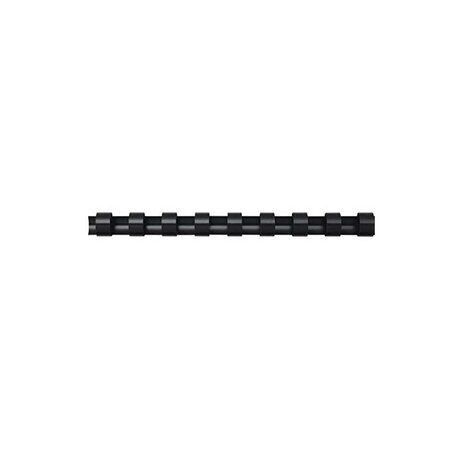 Pack 25 baguettes à relier plastique format a4 8 mm noir fellowes