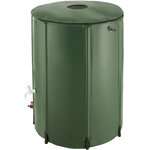 Tectake Récupérateur d'eau de pluie  - 380 L