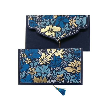 PAPERTREE BOUQUET Bleue/ Turquoise/ Or