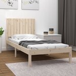vidaXL Cadre de lit Bois de pin massif 90x200 cm