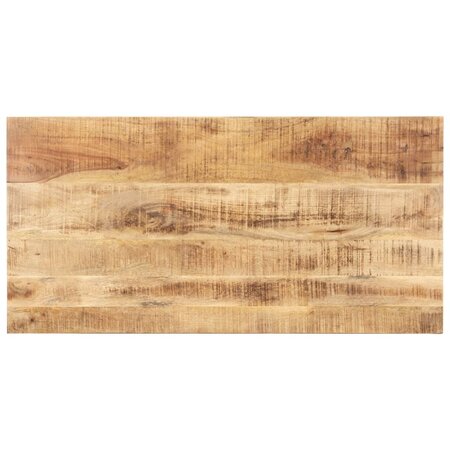 vidaXL Dessus de table Bois de manguier solide 15-16 mm 100x60 cm