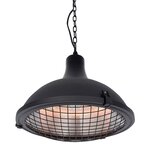 Sunred Chauffage suspendu Indus II 2100 W Halogène Noir