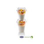 Couvercle pla avec trou pour gobelet - sdg - lot de 1200 -  - acide polyactique (pla)