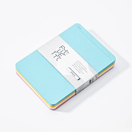 Bloc-notes de 60 fiches vierges a6 "spazio"