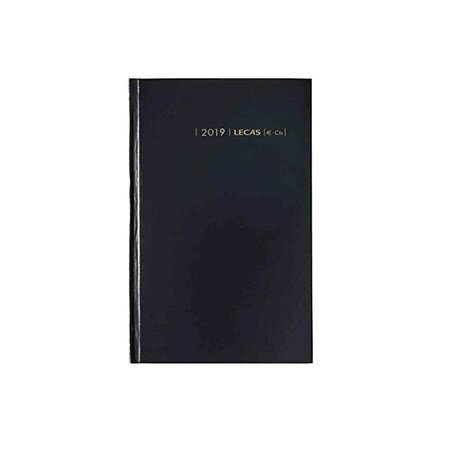 Agenda journalier 12 x 17 cm 'Couronne' EURO/Cent Noir LECAS