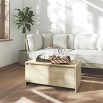 vidaXL Table basse Chêne Sonoma 90x50x41 5 cm Aggloméré