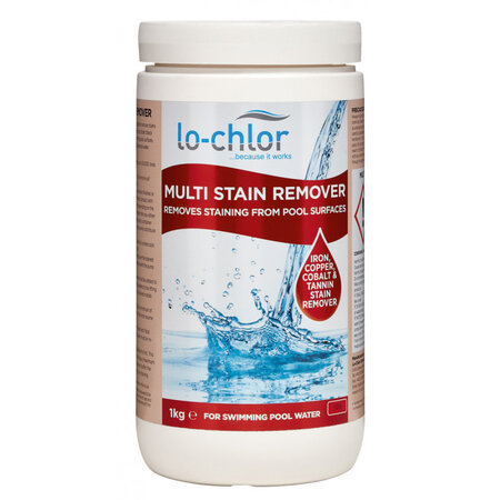 Multi stain remover conçu pour enlever les taches dans la piscine ou le spa telles que le fer  le cuivre  le manganèse