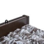 vidaXL Moustiquaire Marron et beige 100 x 220 cm Chenille