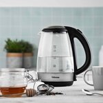 Tristar bouilloire électrique 2200 w 1 7 l verre