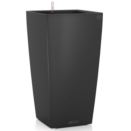 LECHUZA Jardinière Cubico Color 40 ALL-IN-ONE Ardoise 13158