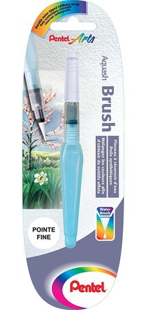 pinceau Aquash à réserve d'eau contenance 10 ml poils synthétiques pointe fine PENTEL