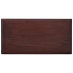 vidaXL Commode Marron classique Bois d'acajou massif