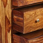 vidaXL Armoire latérale Bois de Sesham massif 60 x 35 x 76 cm