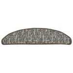 vidaXL Tapis de marches d'escalier 15 Pièces Anthracite 56x17x3 cm
