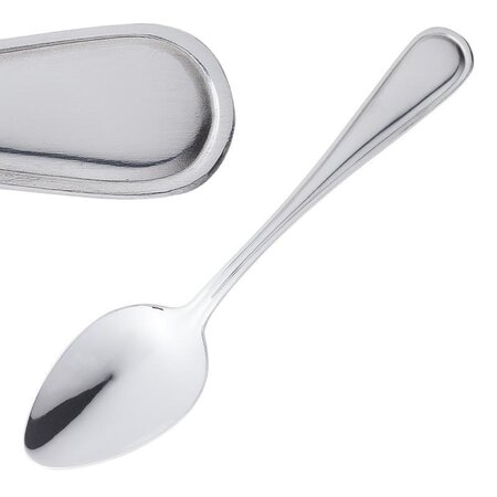 Cuillère de service 200 mm mayfair - lot de 12 - olympia - acier inoxydable 200