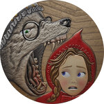 Pièce de monnaie en argent 1 dollar g 31.1 (1 oz) millésime 2022 fairytale riding hood