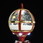 vidaXL Lampadaire de Noël avec Père Noël 175 cm LED
