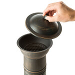 Tectake Brasero en fonte