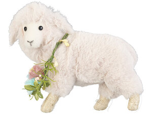 Agneau De Pâques Décoratif En Peluche