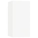 vidaXL Ensemble de meubles TV 4 Pièces Blanc Aggloméré