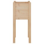 vidaXL Jardinière d'extérieur 31x31x70 cm Bois de pin massif