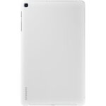 Housse de protection samsung book cover tab a (2019) blanc