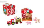 Boite a jouets Ferme 2 en 1